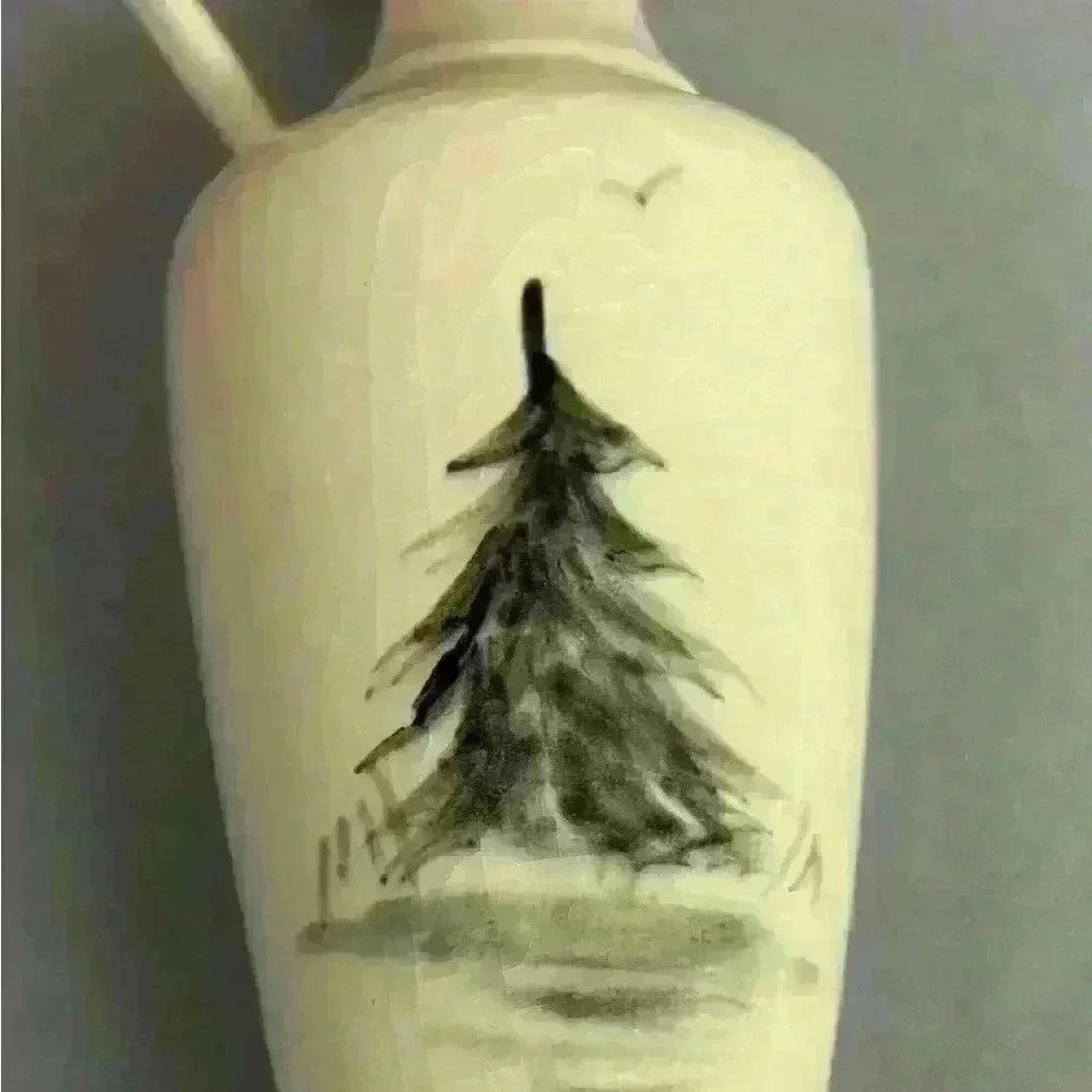 Bering Sea Vintage Originals Pitcher or Vase #1404 hand painted made in Alaska